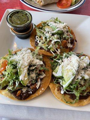 3 Piece Chicken Tostadas