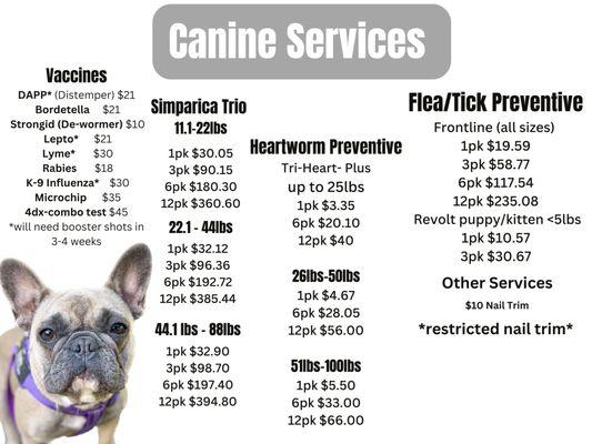 Canine services