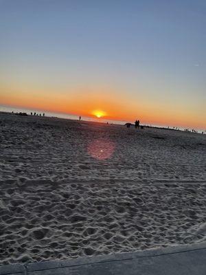 Sunset Balboa Island Newport California