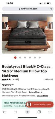 My new Beautyrest Black mattress