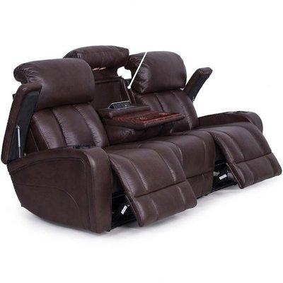 Power reclining sofa by Synergy