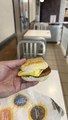 Sausage Egg Biscuit