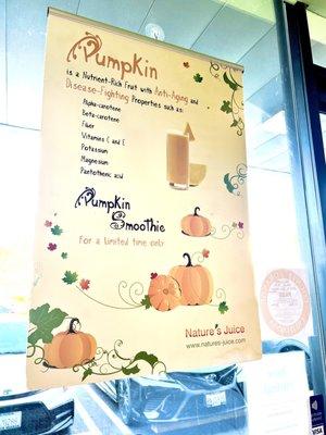 2022.10.29 Seasonal Pumpkin Smoothie