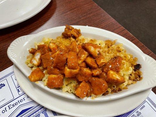 Mac and Cheese with Buffalo chicken.