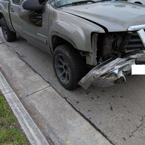 Car accident damage. We are Car Accident Lawyers and Personal Injury Attorneys.