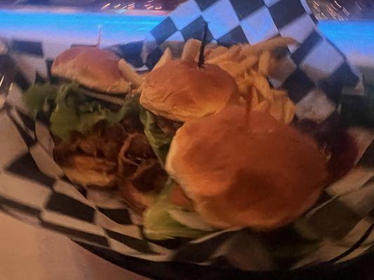 Pulled pork sliders are FABULOUS!