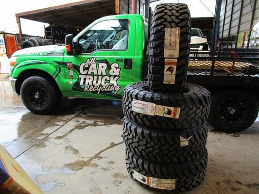 We sell both new and used tires.