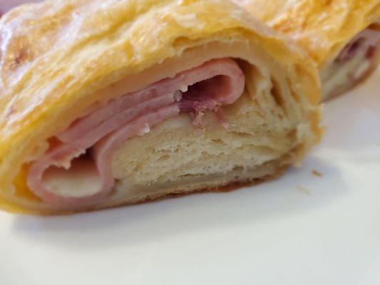 Ham and cheese croissant. So good