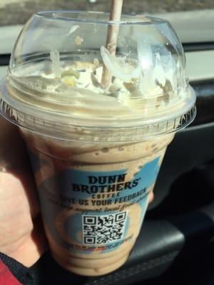 White Mocha Carmel blended coffee