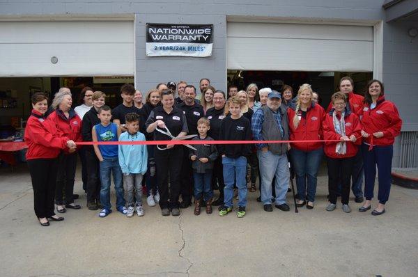 Our Ribbon cutting.