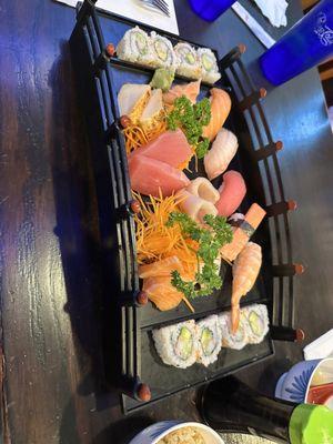 Sushi sashimi combo.