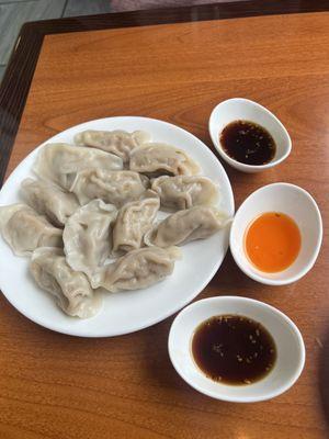 Pork vegetable dumplings