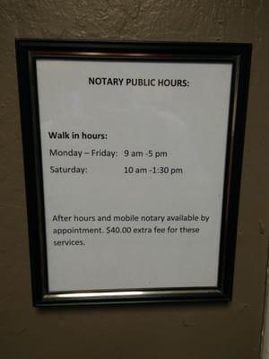 You need a notary? They've got one!