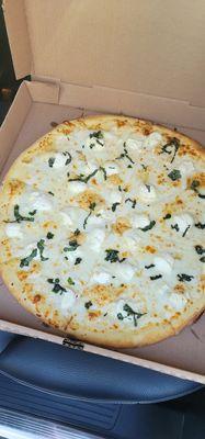 White Pizza - soooo good!!