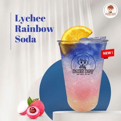 Lychee Rainbow Soda