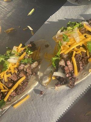 Our famous Jerk or Grilled Steak tacos!!