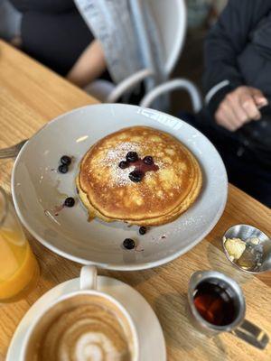 Blueberry pancakes