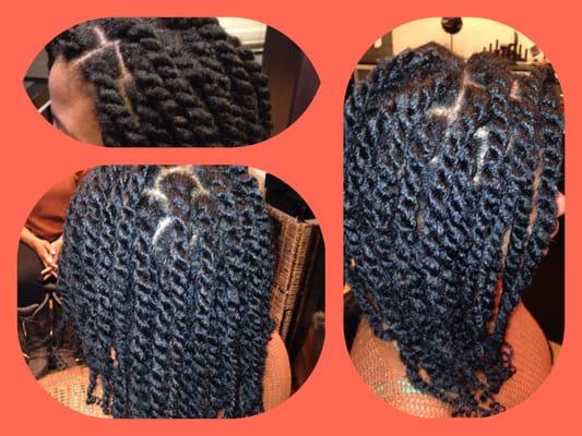 Havana Twist can be done on any hair type and it also can be any size as well and most of all it can be any length.