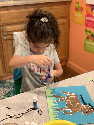 Crafting and building fine motor skills