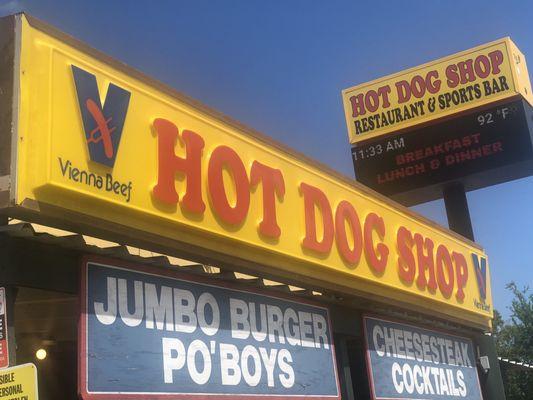 Hot Dog Shop - sign