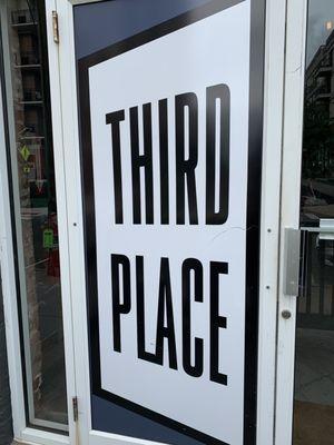 Cool front door signage