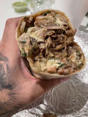 Suadero burrito