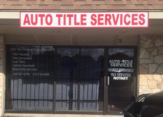 Auto title services llc . Transfers, lost titles , title corrections, bonded title ,file mechanical liens.210-557-6790 210-739-4088