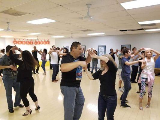 Learning to dance Salsa and Bachata..!! Tuesday and Thursday nights