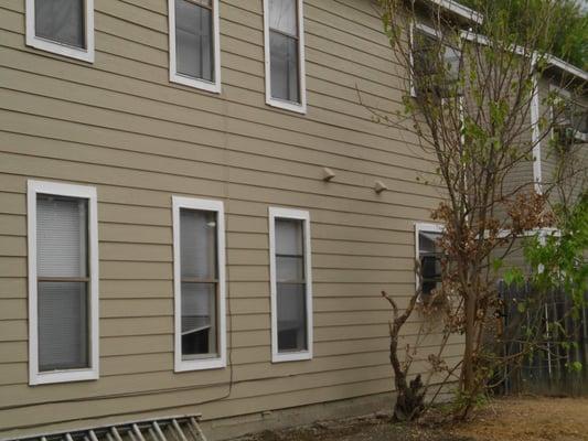 Siding installation 2011