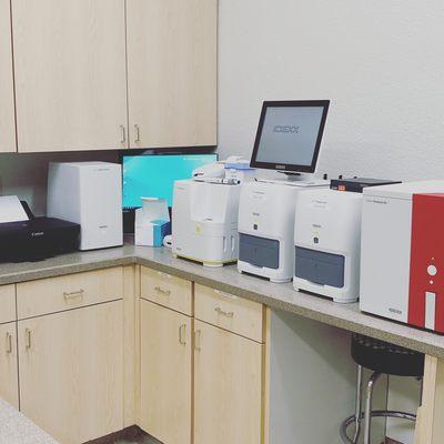 Our lab Equipment is state of the art and brand new to ensure the most accurate results for your little furbabies.