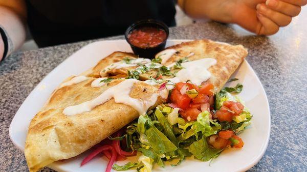 Chicken Tinga Quesadilla