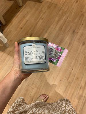 $6 candles and $3 car scent