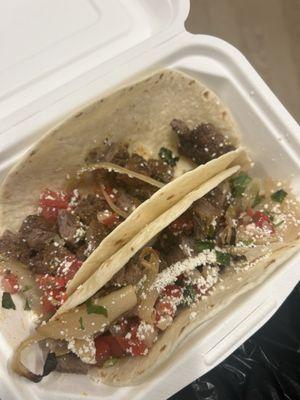 Steak tacos