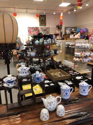 Overwhelming numbers of tea sets