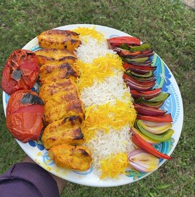 chicken sheesh kabab