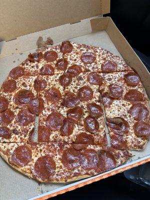 Thin Crust Pepperoni$8.12