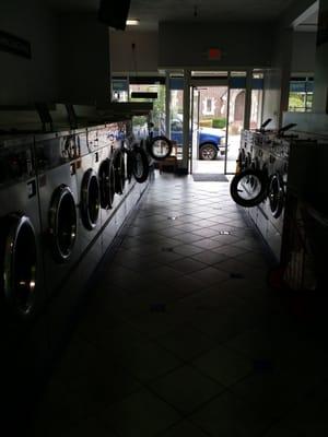 Rows of new washers