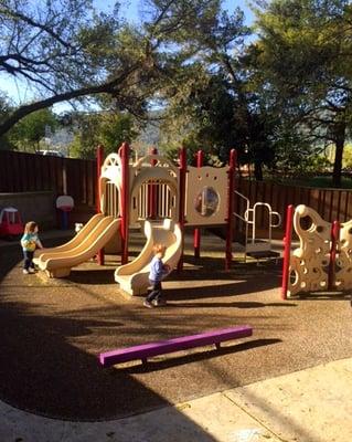 another playground structure, geared toward our younger students.