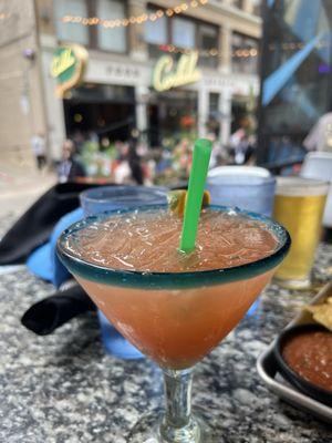 Cranberry and Pomegranate Margarita