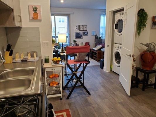 Laundry closet