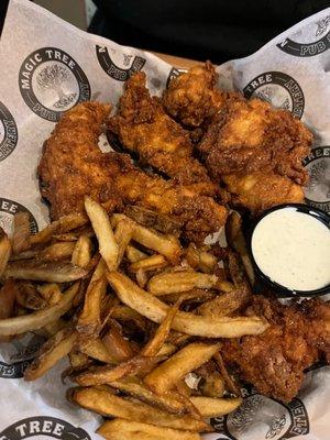 Grilled Chicken Tenders- Fresh Cut Fries