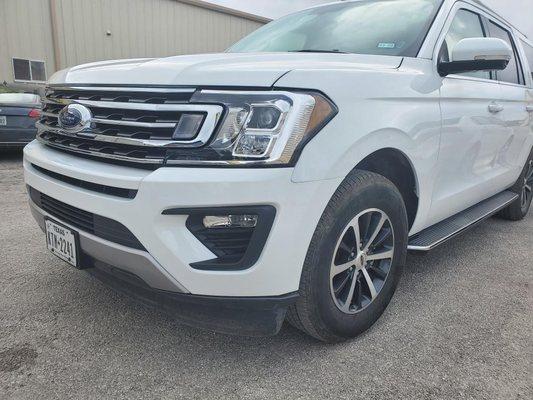 2018 Ford Expedition.  Collision Repaired by Master Match Auto Collision Repair Center