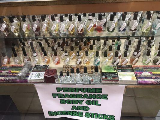 Perfume and cologne oils at fraction of the price of perfume diluted with alcohols.