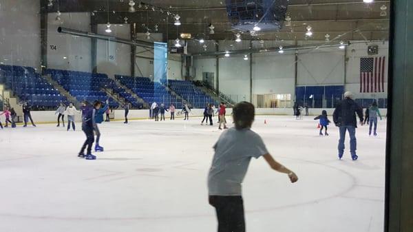 Skating area