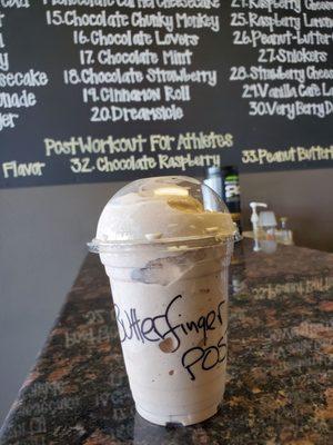 Butterfinger Post w/ Herbalife 24 Rebuild Strength