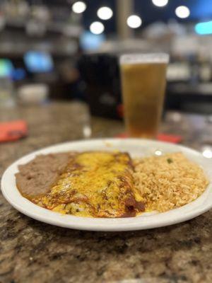 Ground beef enchiladas