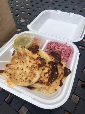 Chicken and Cheese Pupusas