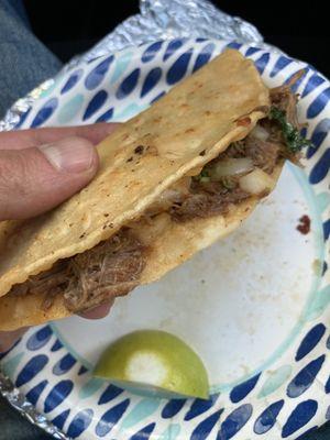 Cheese Birria Taco