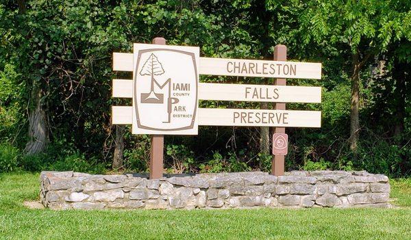 Entrance to Charleston Falls Reserve