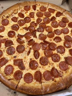 19" pepperoni